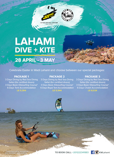 Sham El Nessim Dive & Kite Packages at Wadi Lahami!
