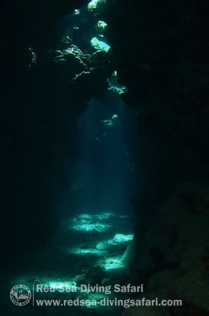 Sunlit cave